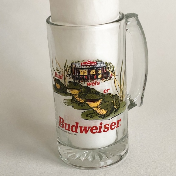Budweiser Other - Vintage 1996 Budweiser Frogs Beer Mug Glass Stein Bud Weis Er Collectible 12 oz